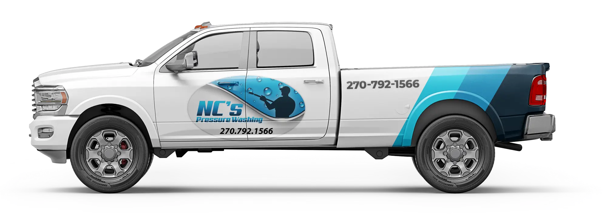 NCs Pressure Washing Truck